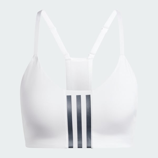 Branco Top Treino Suporte Leve Aeroimpact