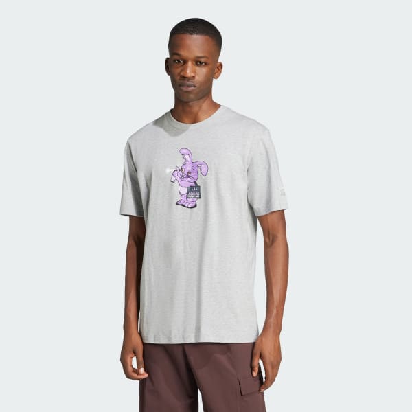 adidas Training Supply Fashion Bunny Tee Grey adidas Thailand