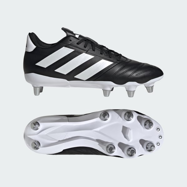 Black Kakari Elite Soft Ground Rugby Boots