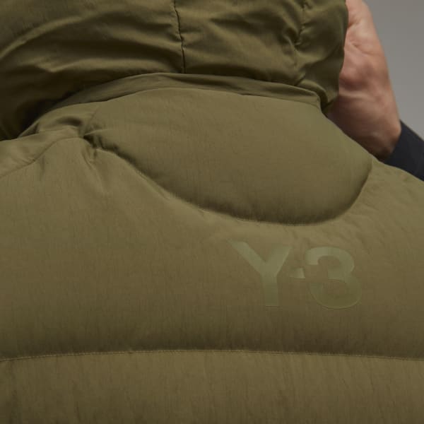 Groen Y-3 Classic Puffy Donsbodywarmer