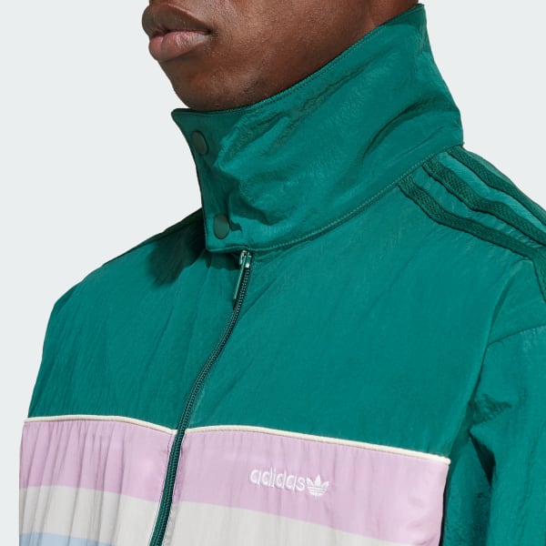 80s Nylon Archive 3 Stripes Track Top