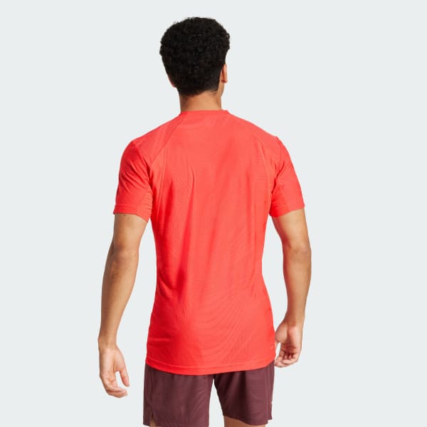 Rojo Camiseta FreeLift Tenis Pro Climacool+