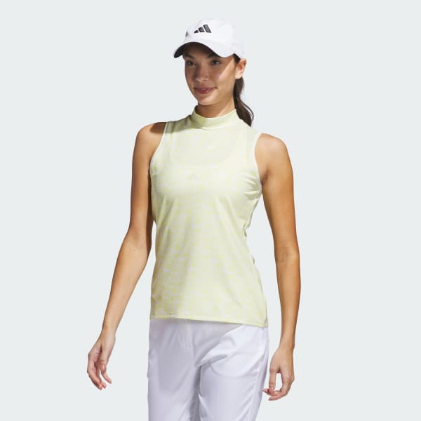 Yellow Ultimate365 Mock Polo Shirt