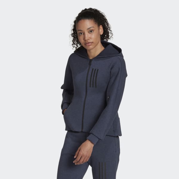 Blauw Mission Victory Slim-Fit Ritshoodie DC513