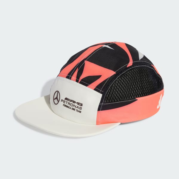 Blanc Casquette cinq panneau graphisme pack été Mercedes - AMG Petronas Formula One Team
