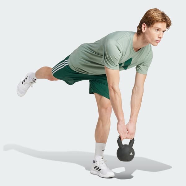 Verde Polo de Entrenamiento Train Essentials Feelready Logo