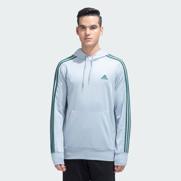 Mens adidas 3 new arrivals stripe hoodie