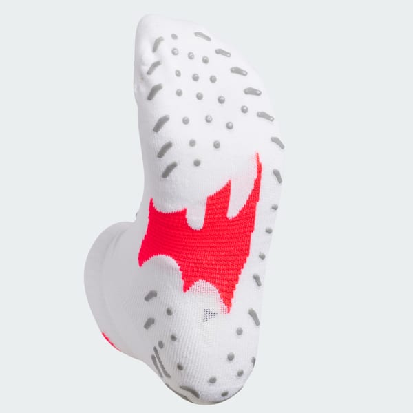 White Adizero Ankle Socks