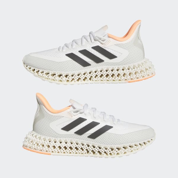 Bialy adidas 4DFWD 2 running shoes LWE80