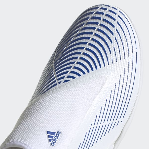 Blanco Zapatos de fútbol Predator Edge.3 Sin Cordones Pasto Sintético LKX05