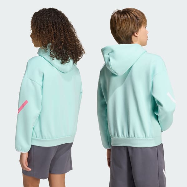 tyrkysová Dětská mikina MESSI ZNE HOODIE