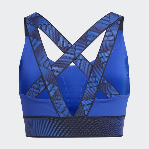 adidas Women's TECHFIT Solid Bra (Intense Blue, Slime, X-Large) :  : Clothing & Accessories