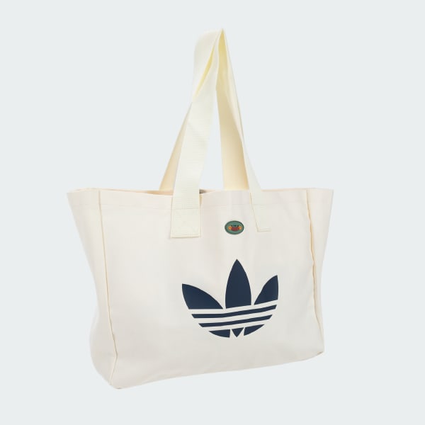 White adidas SHOPPER x DMEOW