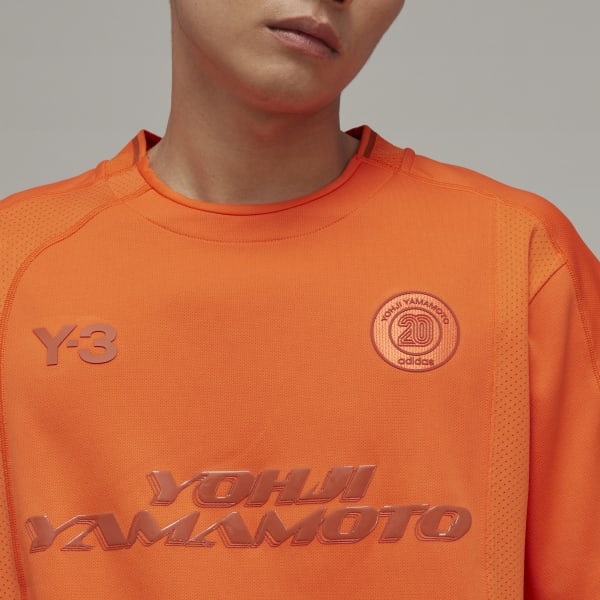 Orange Y-3 Football Short Sleeve Tee LOM92