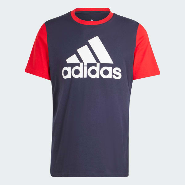 Blau Essentials Single Jersey Big Logo T-Shirt