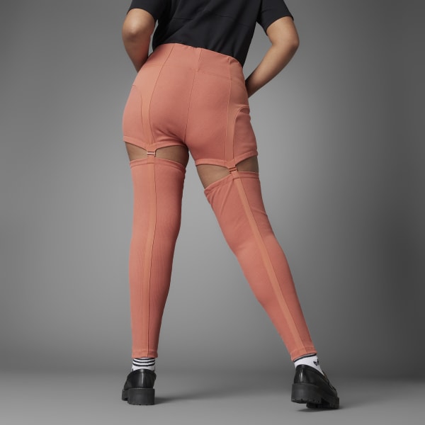 adidas Always Original Rib Two-in-One Leggings (Plus Size) - Brown | adidas  UK