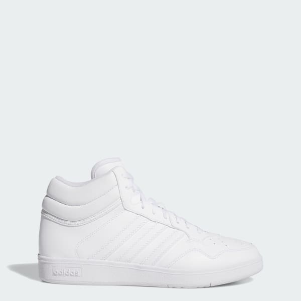 adidas Hoops 4.0 Mid Shoes - White | Free Shipping with