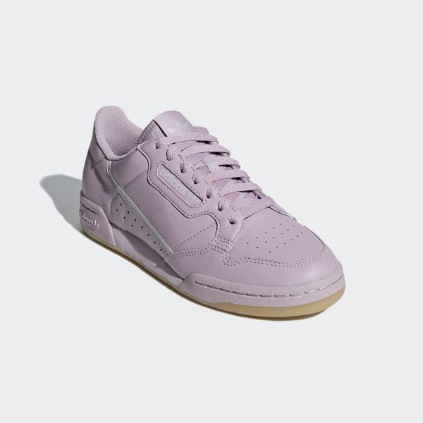 adidas originals mauve continental 80 trainers