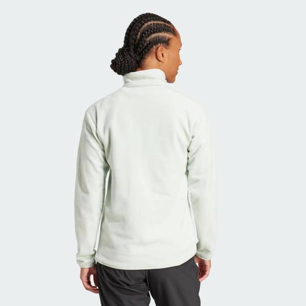 Verde Chaqueta Multi Essentials 1/2 Zip Felpa