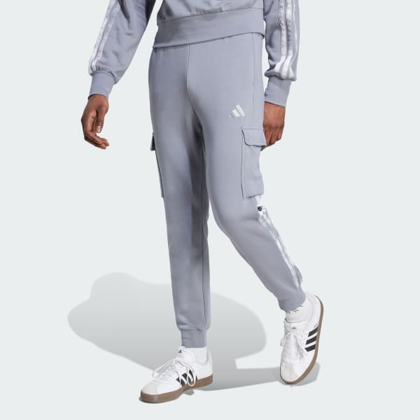 Gris Pantalon AOP Colourblock