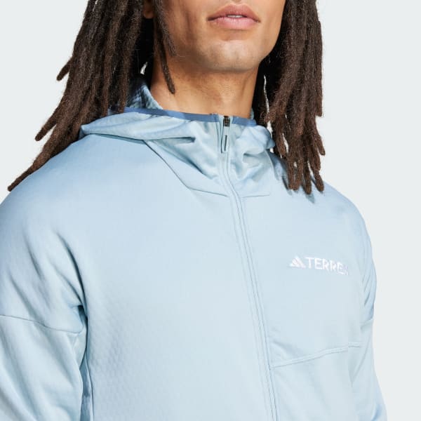 adidas Terrex Xperior CLIMAWARM Light Fleece Hooded Jacket