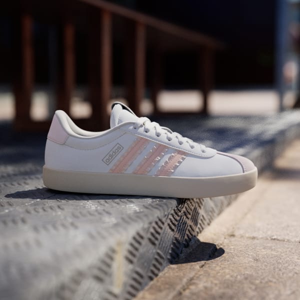 White VL COURT 3.0 SHOES