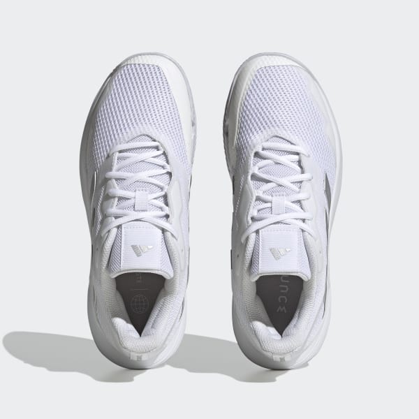White CourtJam Control Tennis Shoes