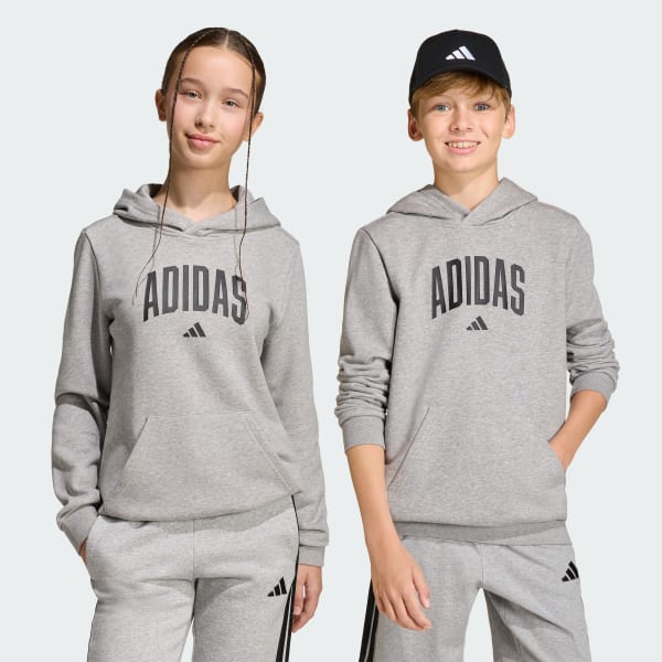 Cinza BLUSA CAPUZ ESTAMPADA CODES COLLEGIATE