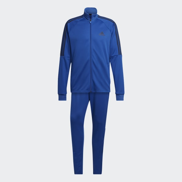 Azul Conjunto AEROREADY Sereno Cut 3 Franjas