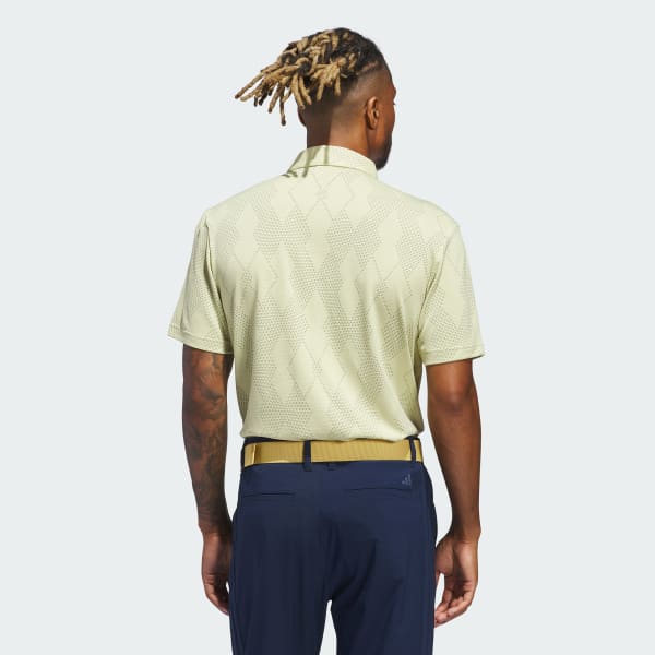 Yellow Ultimate365 Micro Texture Polo Shirt