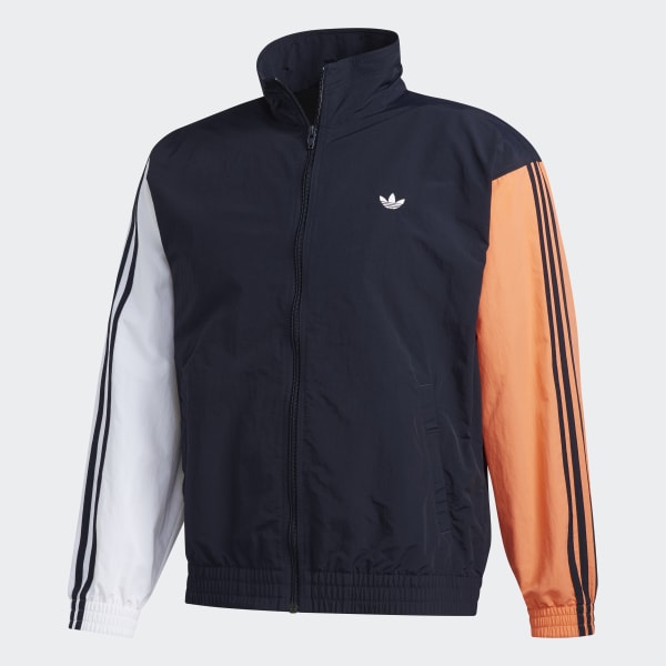 adidas Shadow Trefoil Windbreaker Blau | adidas Deutschland adidas Originals Windbreaker Damen Jacke Shadow Black | Fun