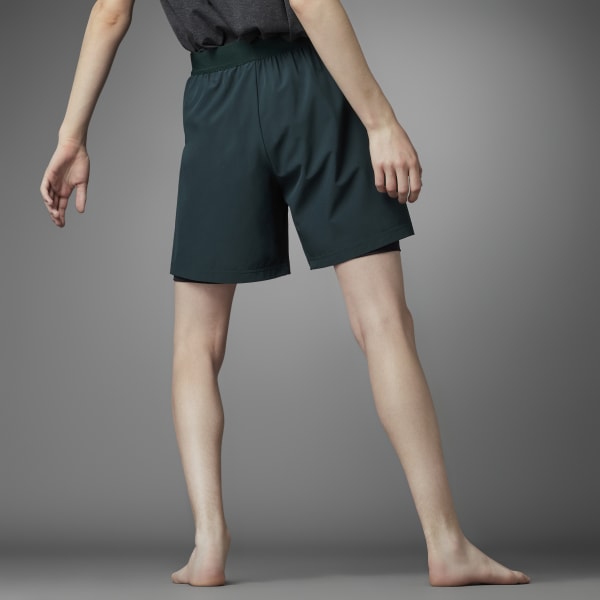Green Authentic Balance Yoga 2-in-1 Shorts
