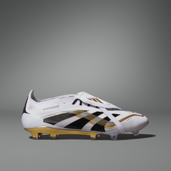 Blanco Tacos Predator Elite Lengüeta Plegable Terreno Firme +Teamgeist