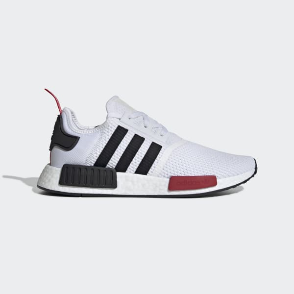 nmd_r1 shoes black and red