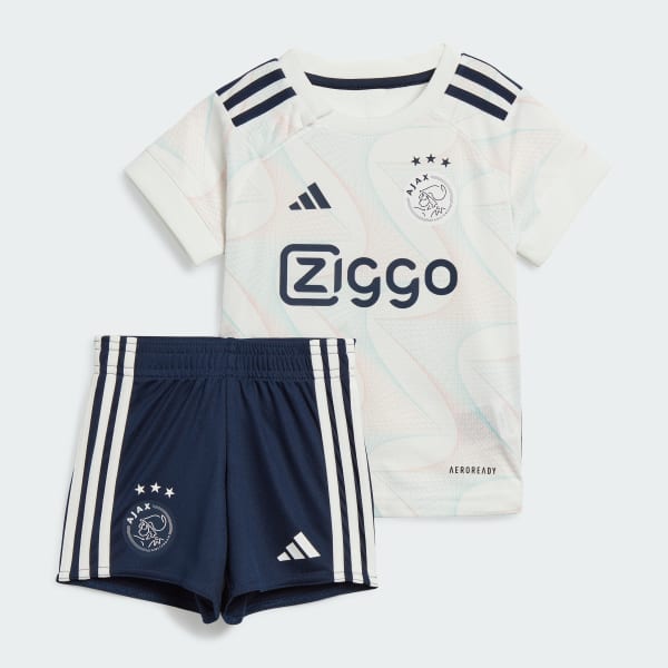 White Ajax Amsterdam 23/24 Away Kit Kids