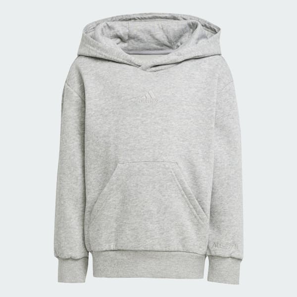 Grey 후드 플리스 트랙수트