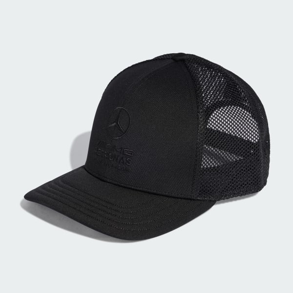 Black Mercedes - AMG Petronas Formula 1 Team Night Trucker Cap