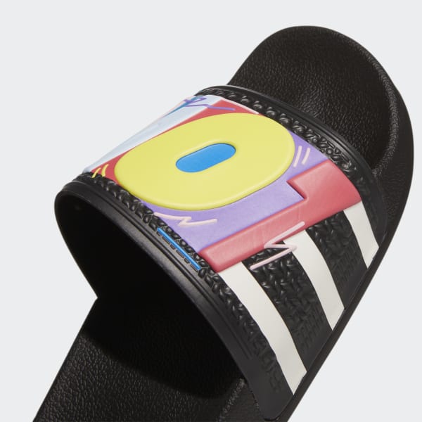 Black Adilette Slides LKY91