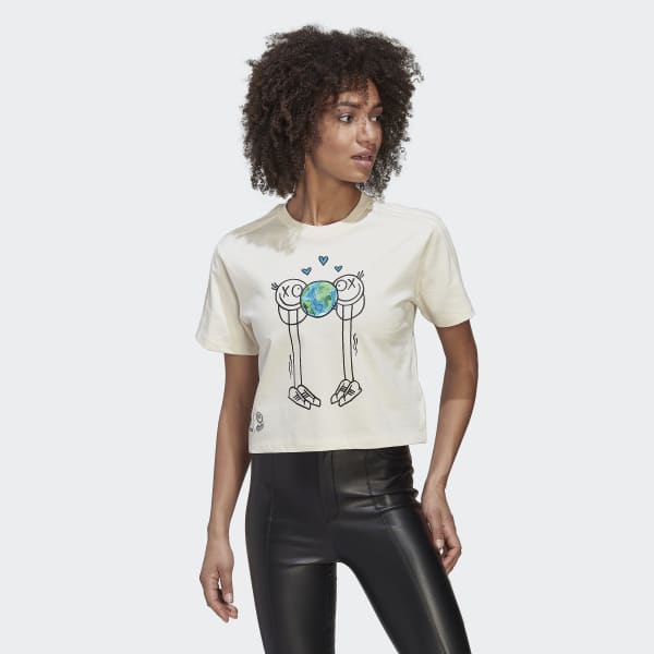 Branco T-shirt adidas Originals x André Saraiva VT211