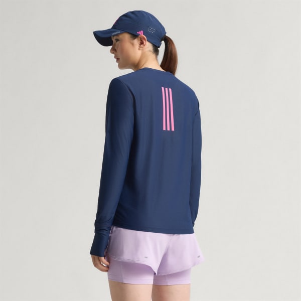 Blu T-shirt a maniche lunghe BMW Berlino-Maratona 2025