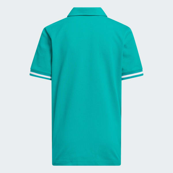 Green Piqué Club Polo Shirt Kids
