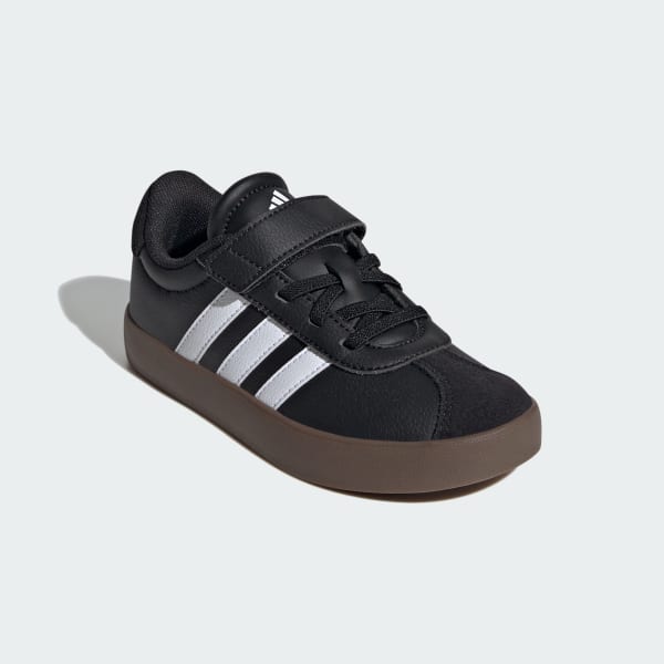 Negro Tenis VL Court 3.0 Skateboarding Niños