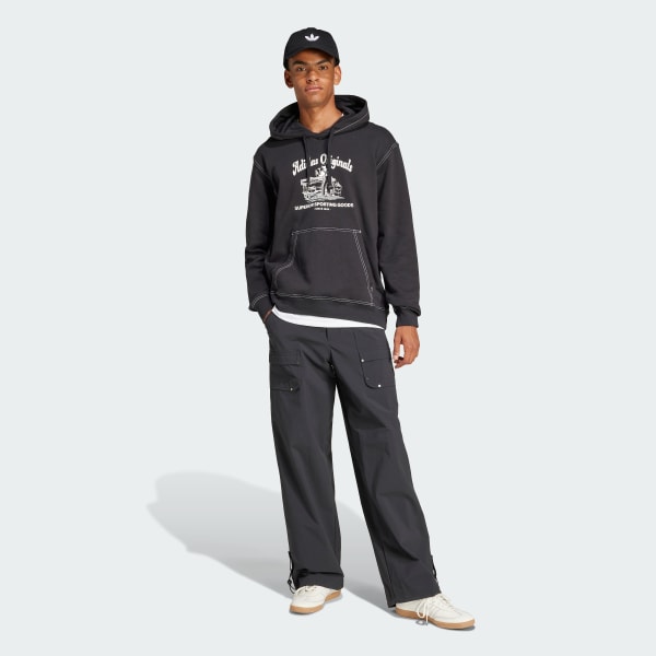 Noir Sweat-shirt à capuche Wabash