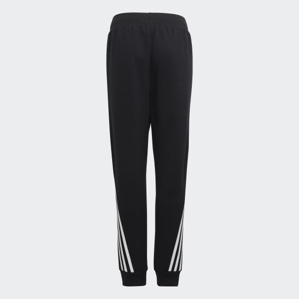 Sort Future Icons 3-Stripes Tapered-Leg bukser