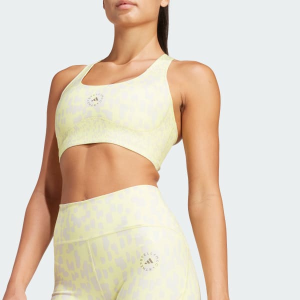 Κίτρινο adidas by Stella McCartney TruePurpose Power Impact Training Medium Support Bra