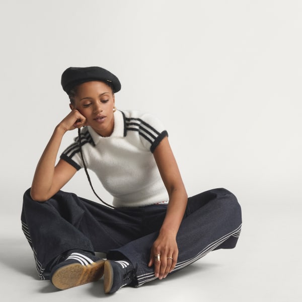 Blanc T-SHIRT CALI TRICOT