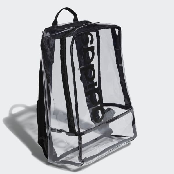 adidas Clear Linear Backpack - Black | adidas US