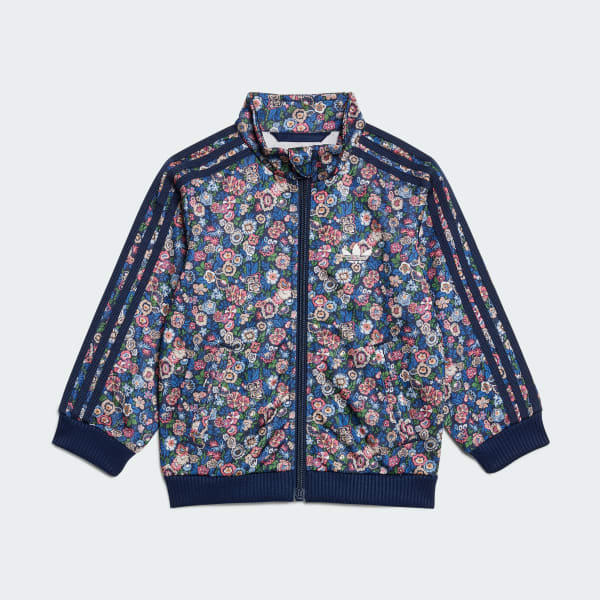 Bla adidas Originals x Liberty London Firebird Treningsdress, barn