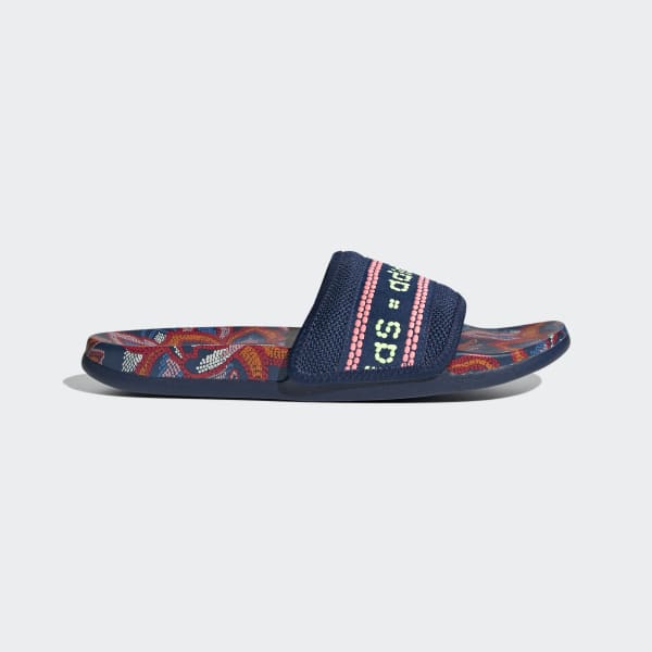 Azul Chinelos Adilette Comfort