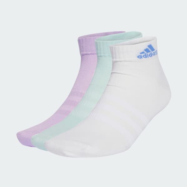 Purpura Medias al Tobillo Thin and Light Sportswear 3 Pares